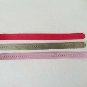 3 bandes de cuir pour bracelet en cuir fin image 1