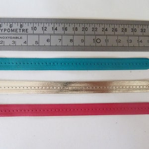 3 bandes de cuir pour bracelet en cuir fin image 5