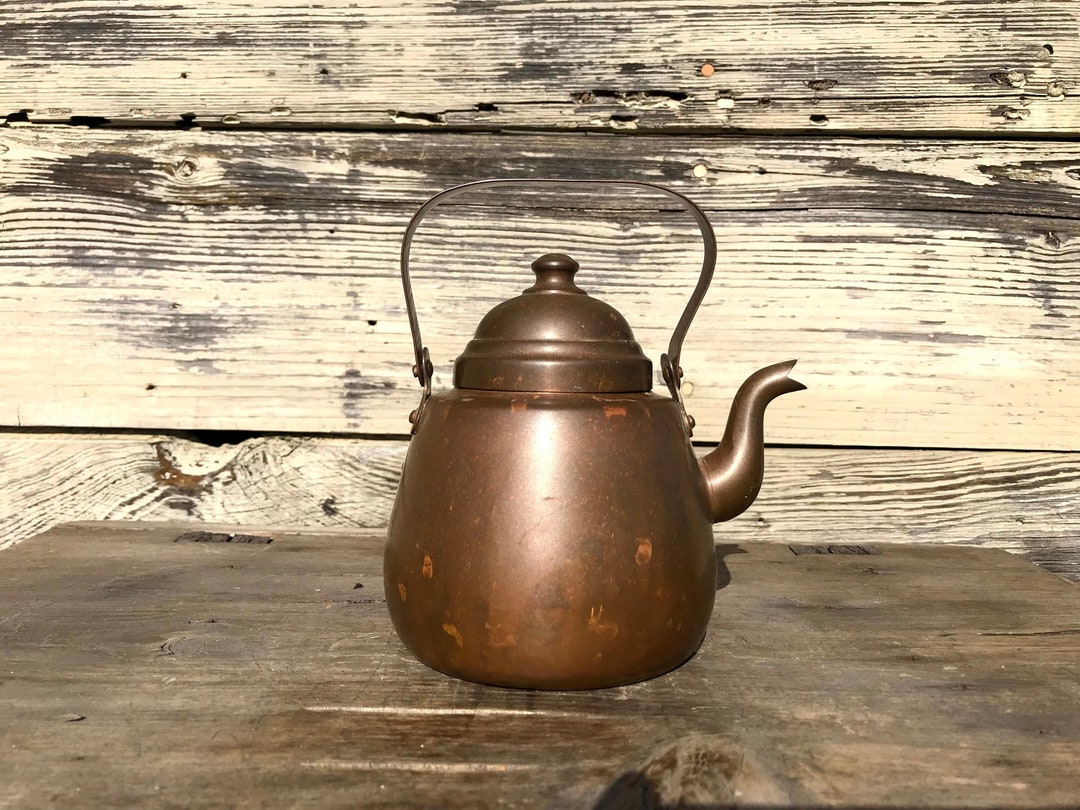 Copper Teapot Helsinki 3/4 L Small Copper Tea Pot Etsy
