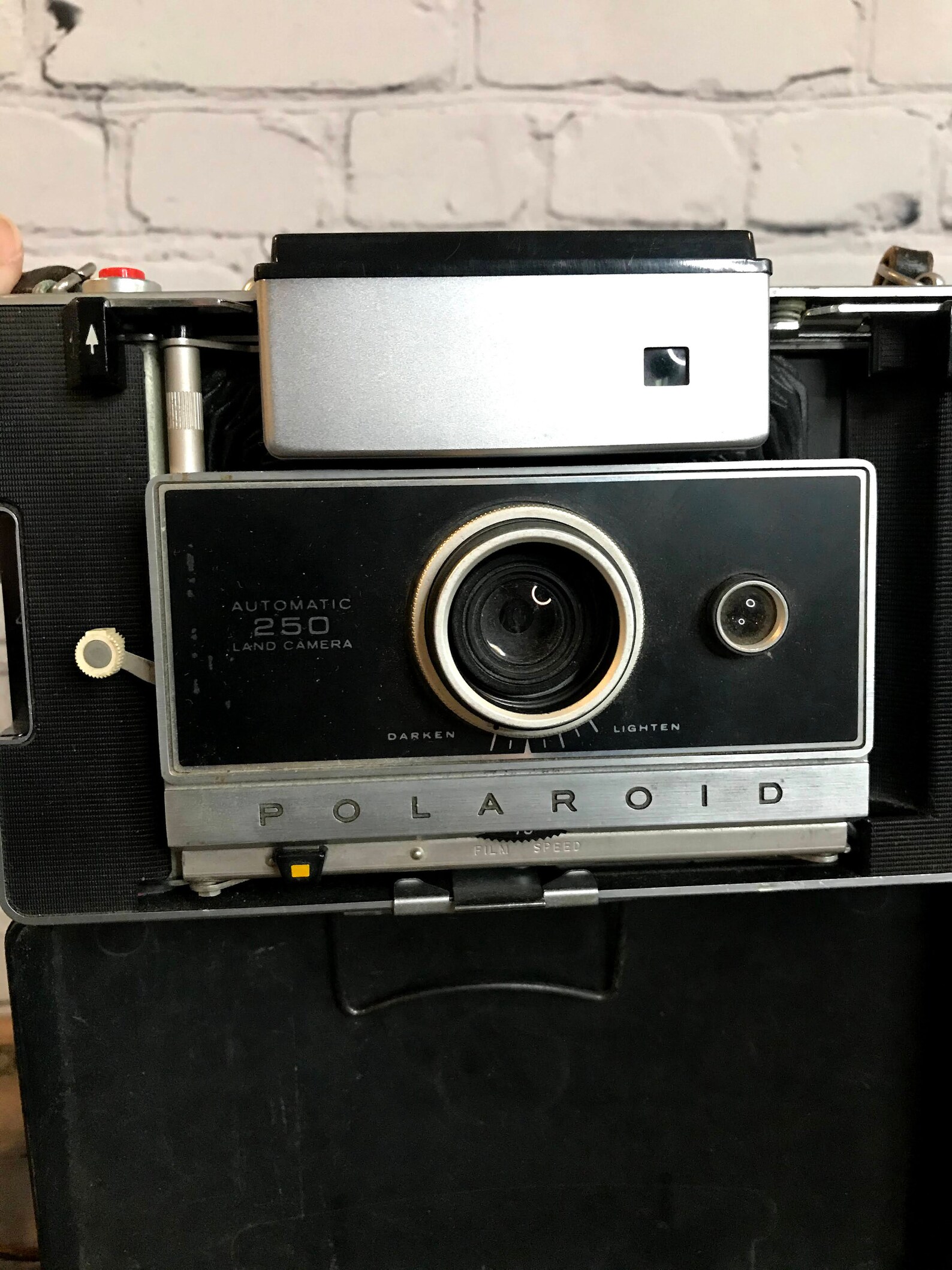 Vintage Polaroid 250 Land Camera with hard & soft case and Etsy
