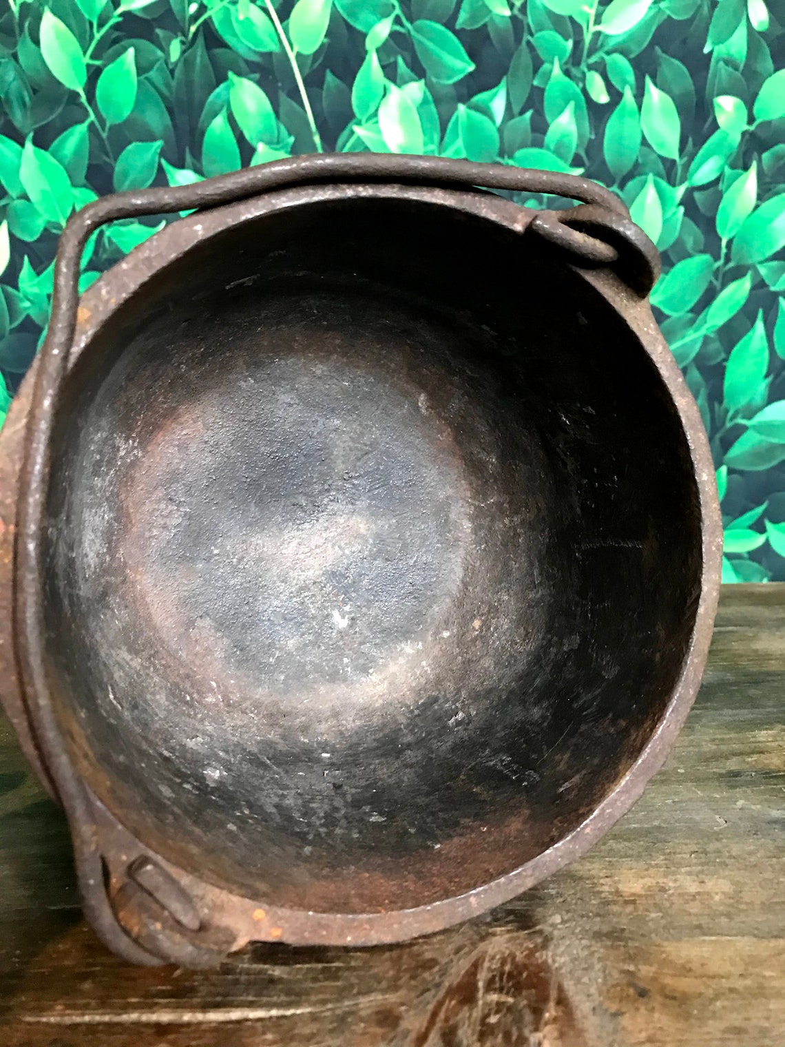 Hollands Cast Iron Lead Melting Pot Hollands 6 Erie PA Etsy