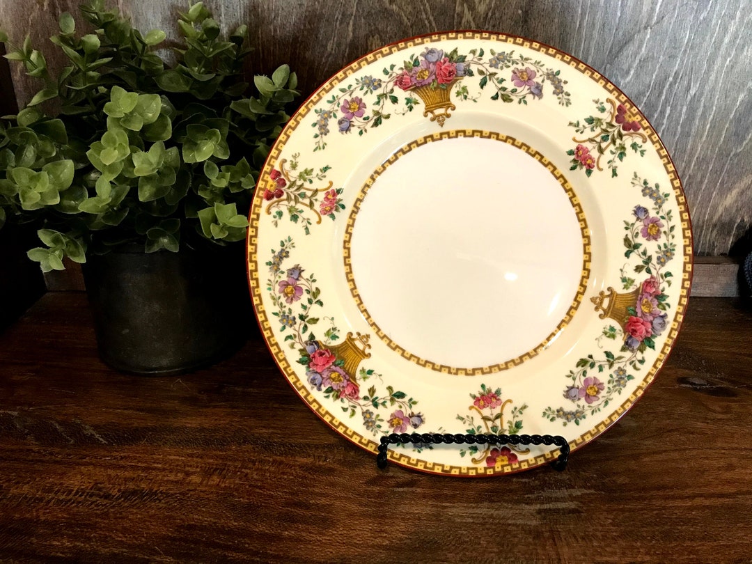 Antique WEDGWOOD China, Made in England Collectible Floral Plate