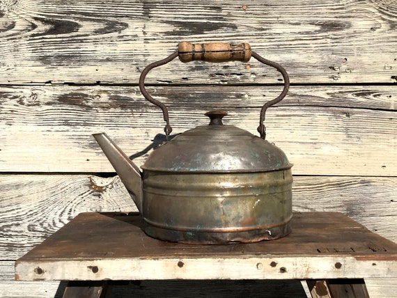 Copper Tea Kettle, Nickel-Lined Copper Kettle