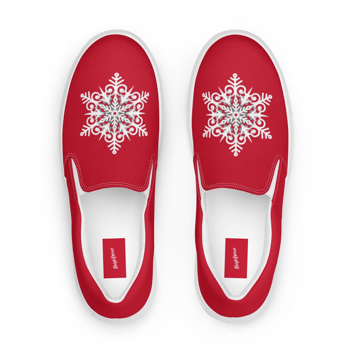 Sleighdriver Apparel Co. Snowshoeslipon Canvas Tennies Etsy
