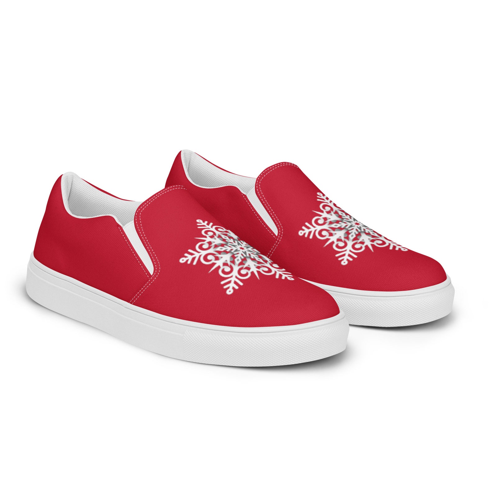 Sleighdriver Apparel Co. Snowshoeslipon Canvas Tennies Etsy