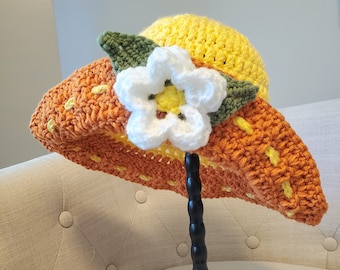 Strawbery shortcake , ORANGE BLOSSOM character inspired bucket hat, Halloween, Cosplay