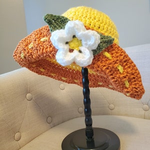 Strawbery shortcake , ORANGE BLOSSOM character inspired bucket hat, Halloween, Cosplay