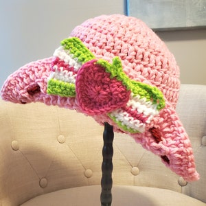 STRAWBERRY SHORTCAKE inspired bucket hat, cosplay