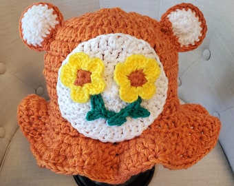 Carebear inspired Friendship Bear, Share bear bucket hat