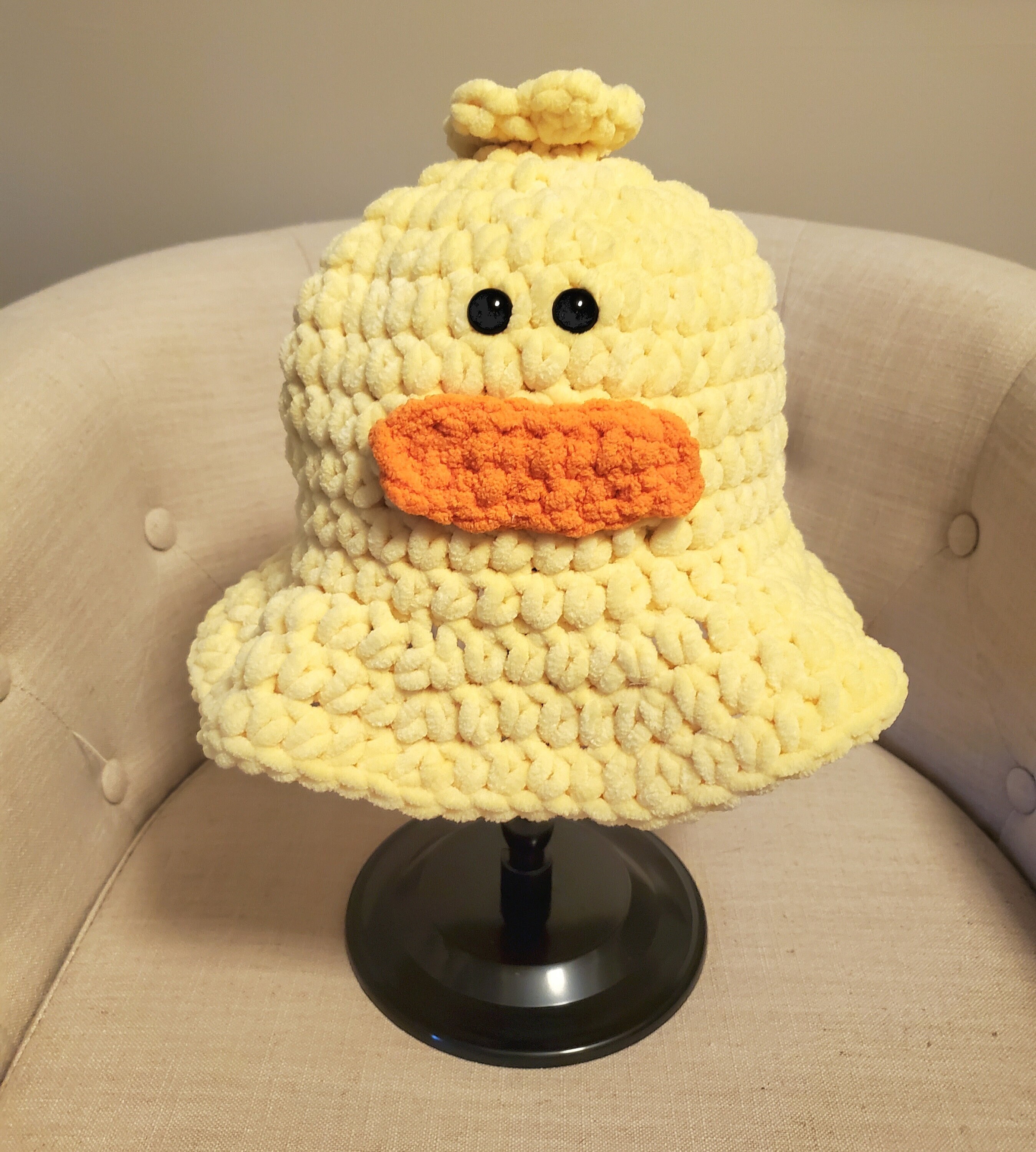 Yellow Duck Crochet Hat Crochet Darling Duckie Hat Pattern | Classy Crochet main image 4