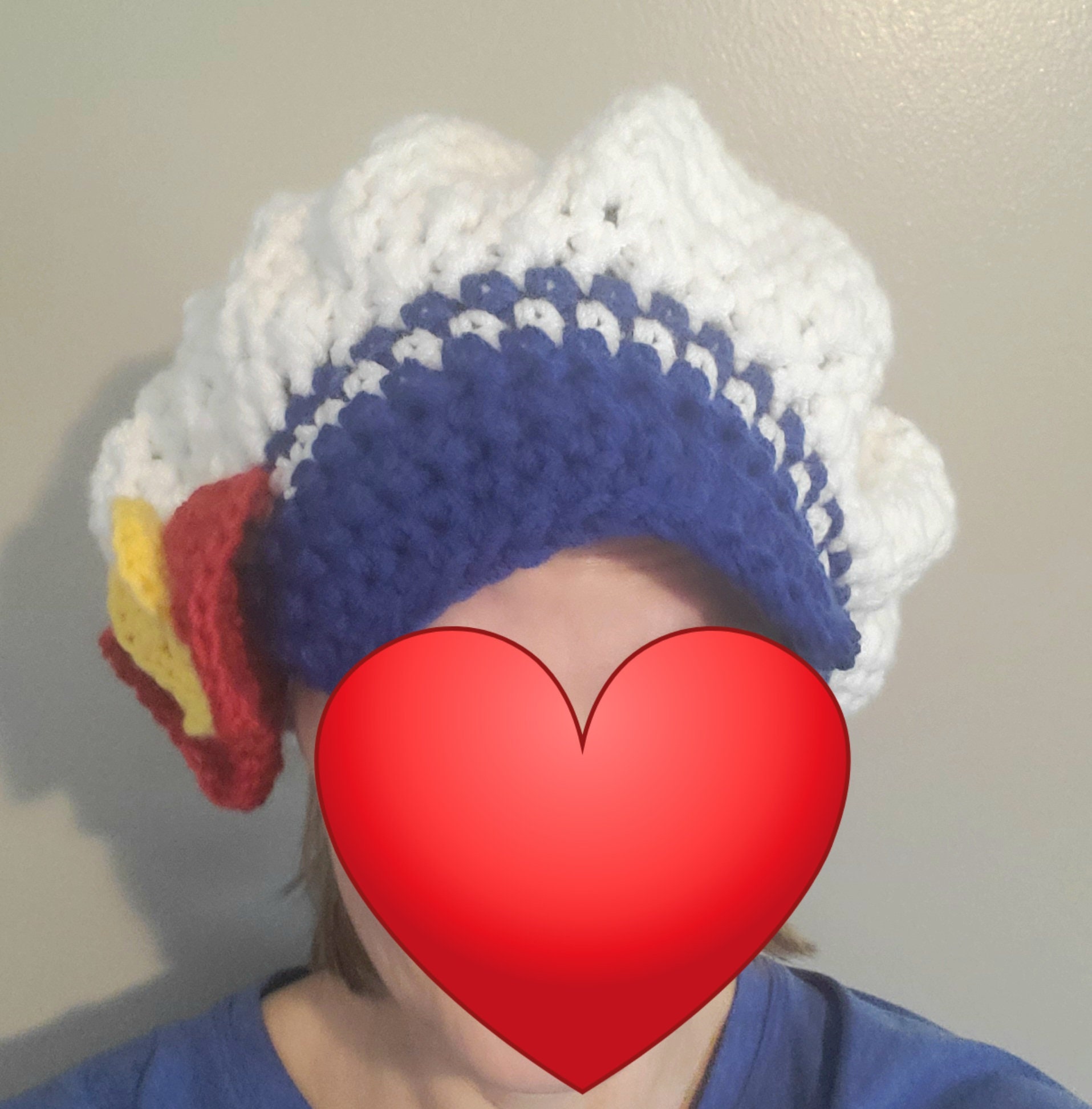 Rainbow Brite Inspired Slouchy Newsboy Hat - Etsy display picture 2