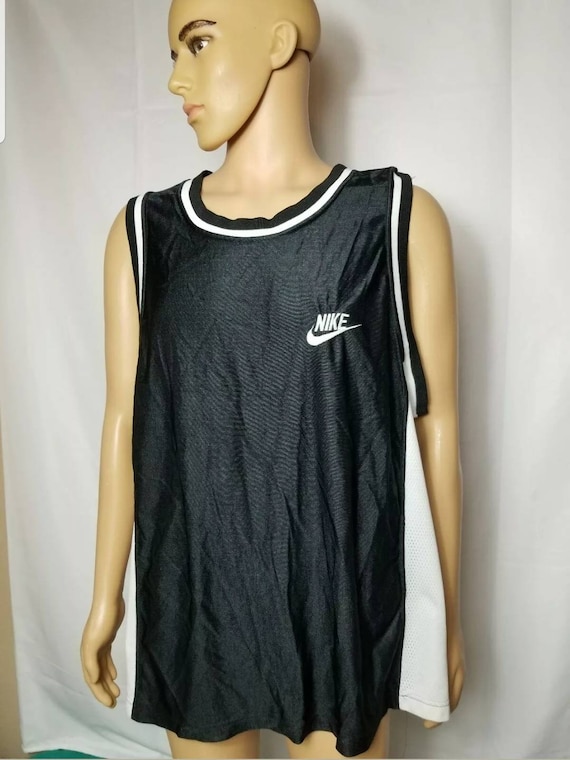 Vintage Nike White Tag Basketball Jersey Spellout Made in USA