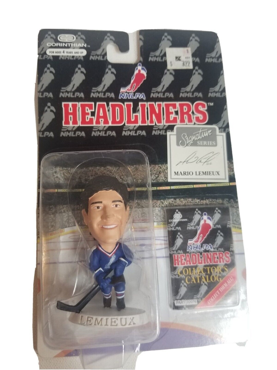 Vintage Headliners Action Figure Mario Lemieux NHL Signature Etsy