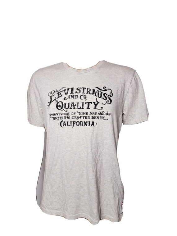 Levi Strauss Spellout Youth Large Tee Shirt Quali… - image 1