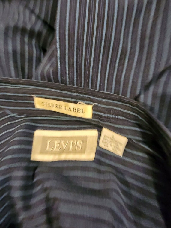 Vintage Levi's Silver Label Mens Button Up Shirt … - image 3