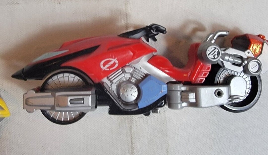 Mighty Morphin Power Rangers Motorcycle Red Ranger Cycle - Etsy