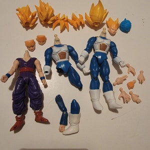 Kit Boneco Dragon Ball Z Action figure Goku, Bills, Majin boo