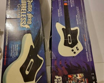 Playstation 2 Guitar Hero White Redoctane Guitar