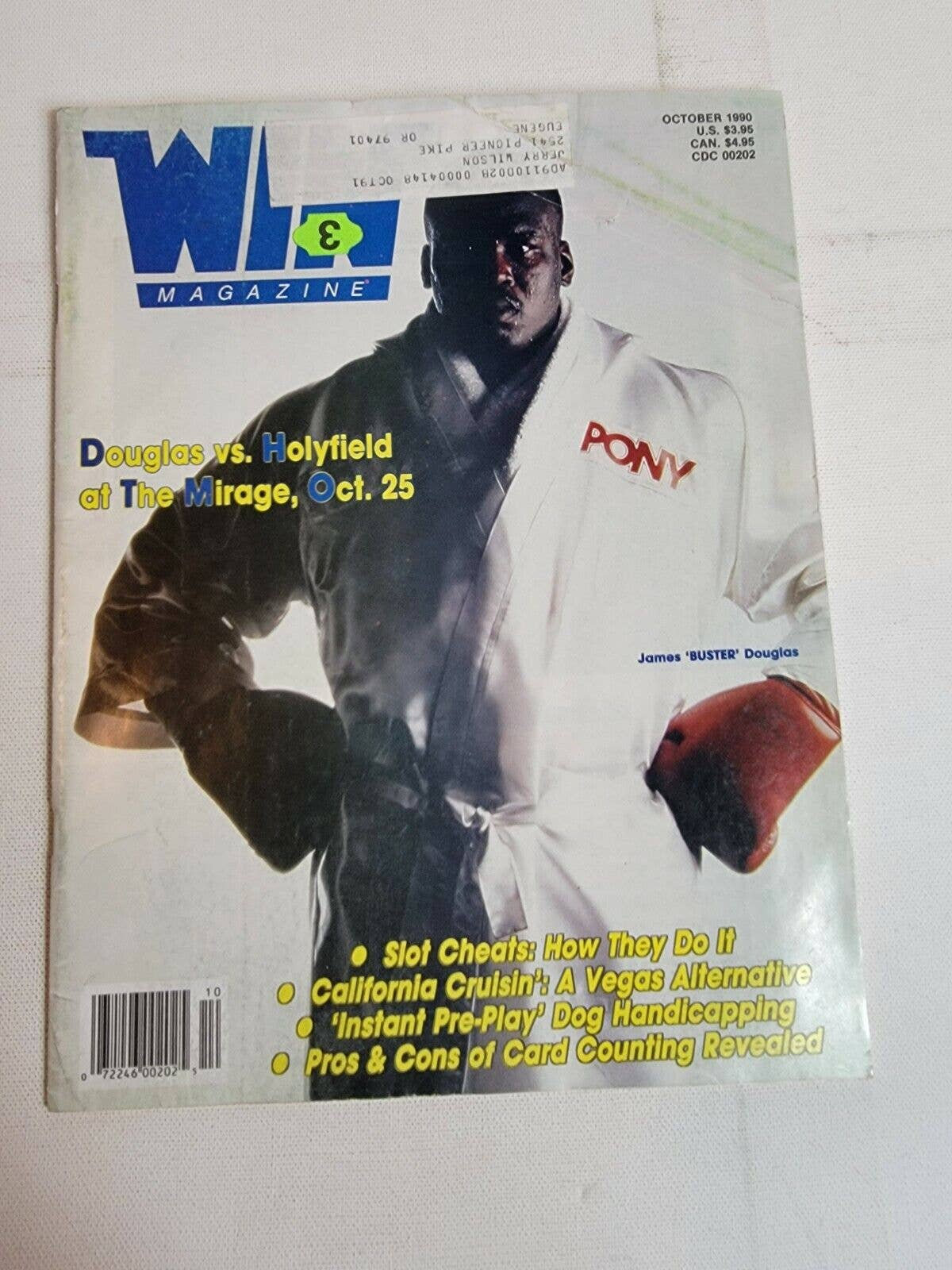 James Buster Douglas Autographed Sports Illustrated Magazine