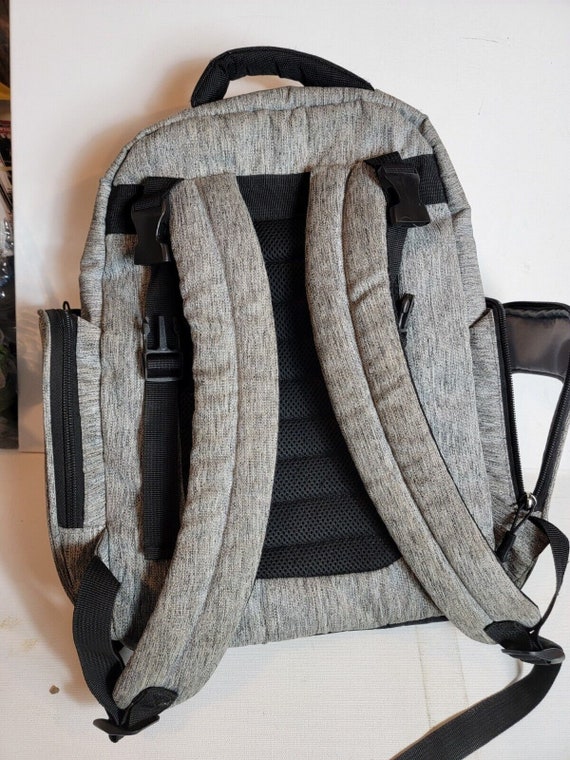 Eddie Bauer First Adventure Backpack Gray Multi Pocke… Gem