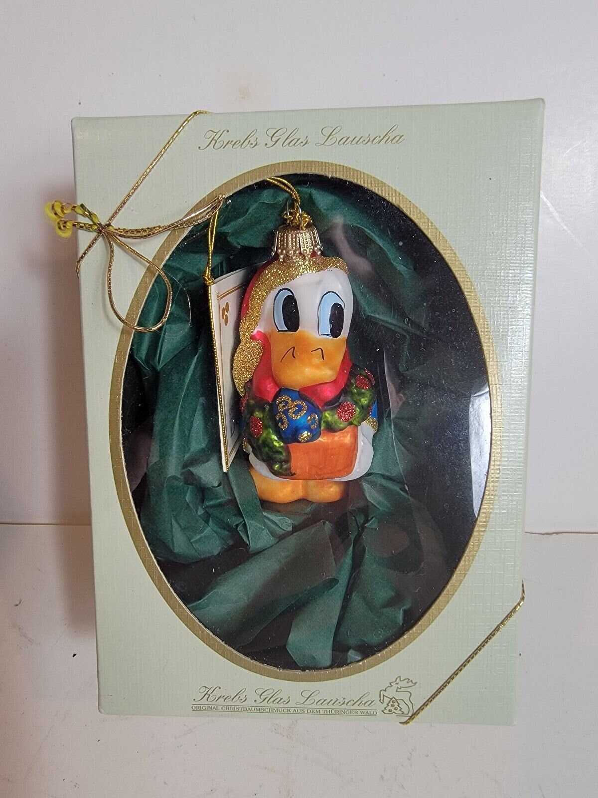 Disney Donald Duck Christmas Ornament Krebs Glas Lauscha Holiday Germany  Rare - Etsy