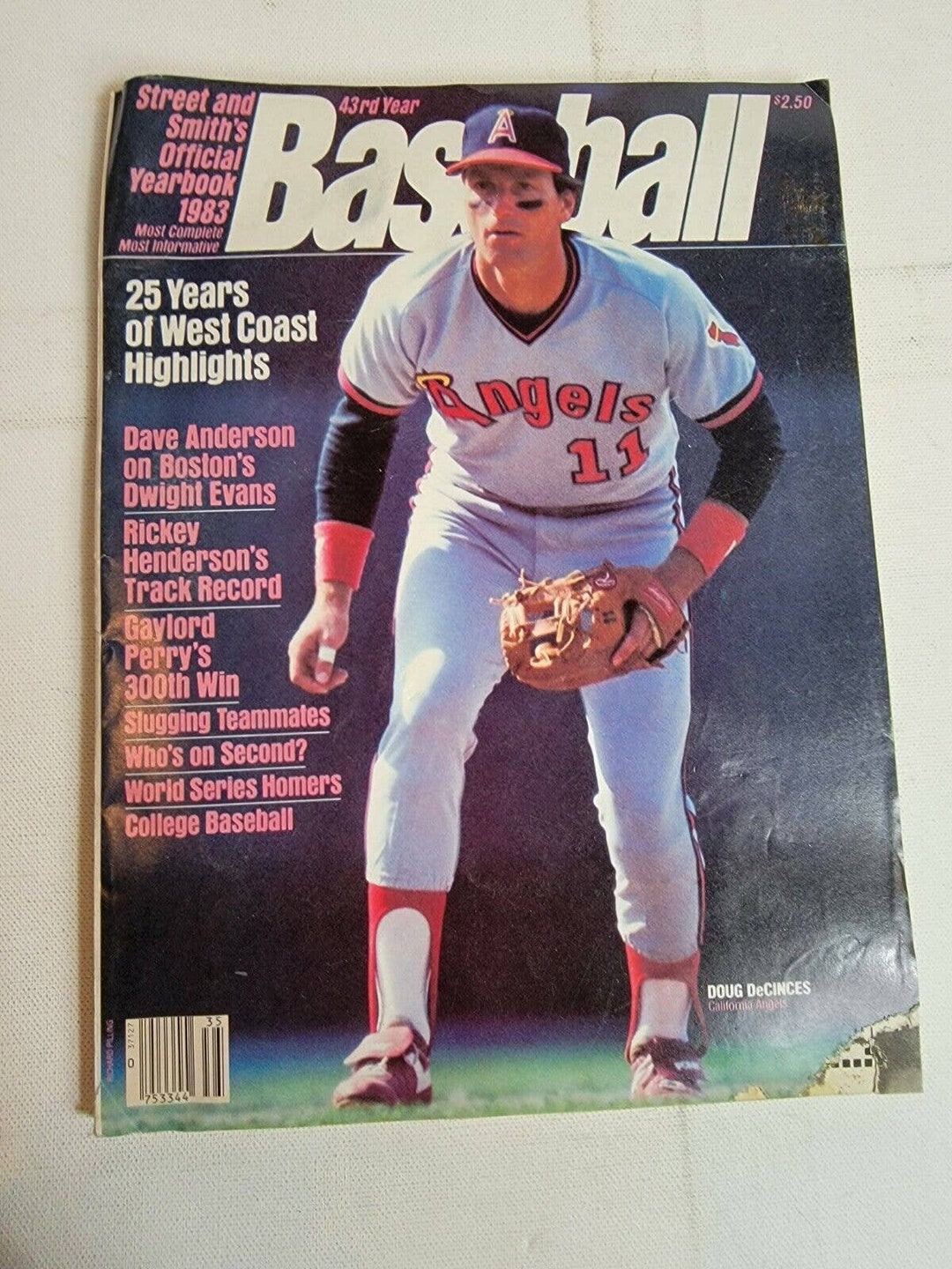 Vintage 1980s Street and Smith Baseball Magazine L.A. Etsy