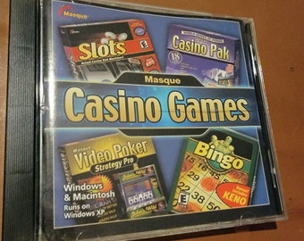 Masque Casino Game (Pc, 2003, E) Retro Video Game - Complete W Manual