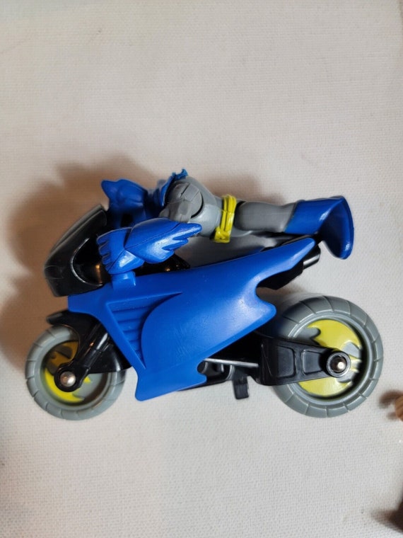 DC Comics Fisher price Batman W Blue Bat Cycle Imaginext Etsy
