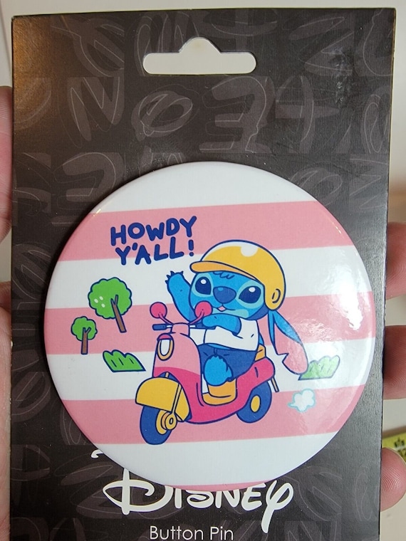 Disney Pin (New) Howdy Y'all! Lilo And Stitch On … - image 1