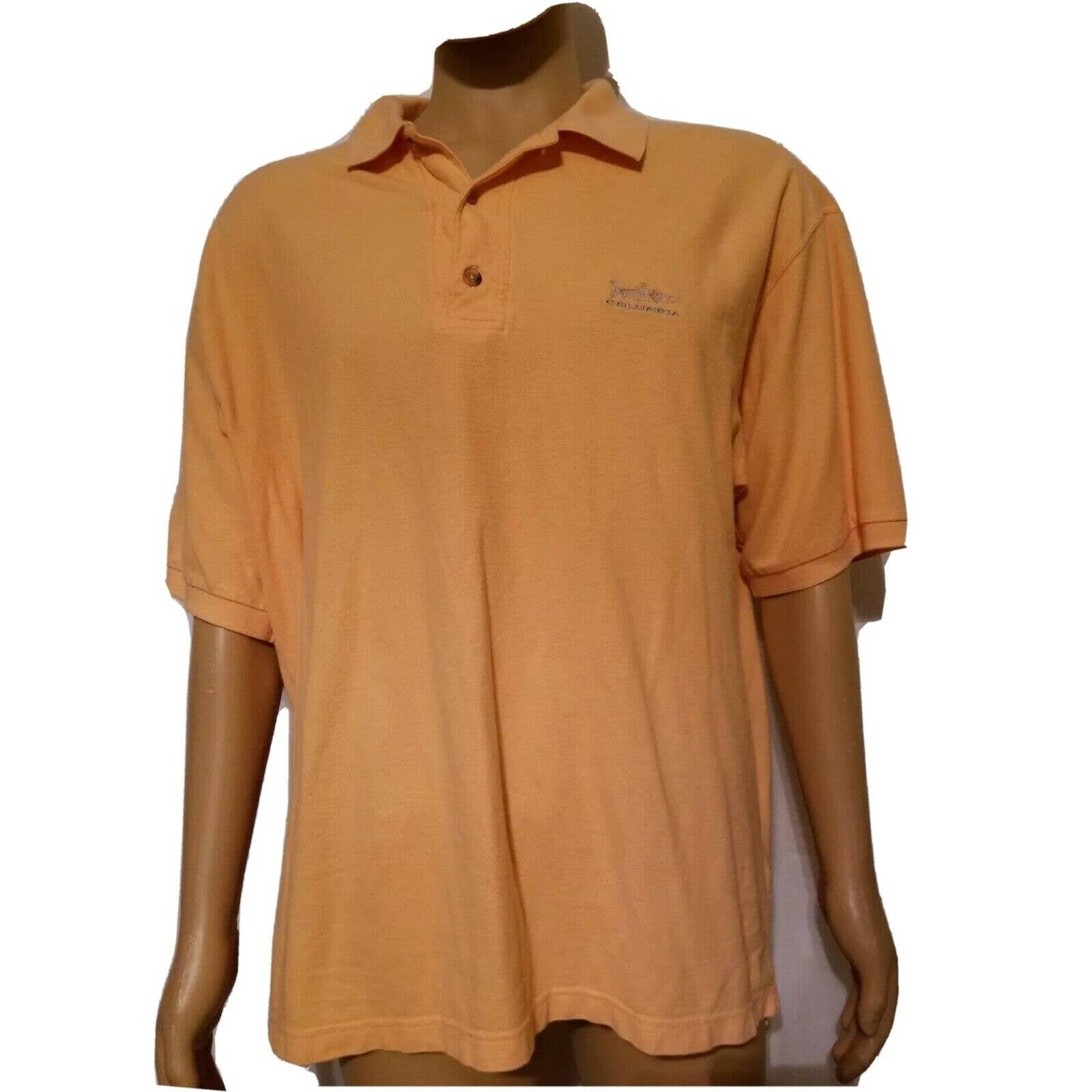 fish logo polo shirt