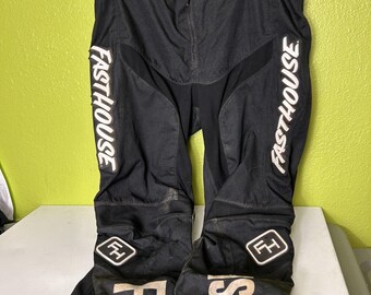 Fasthouse Moto Mx Motocross Pants Black Size 38