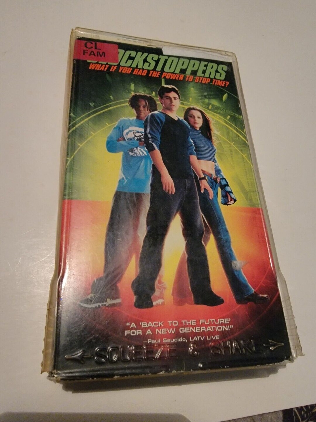 Clockstoppers VHS 2002 Paramount Pictures & Nickelodeon Movies Classic