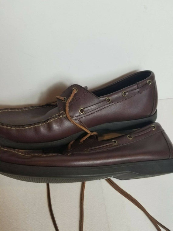 Ralph Lauren Polo Sport Shoes Mens Leather Boat Deck Loafers Size 13D AAM 15341