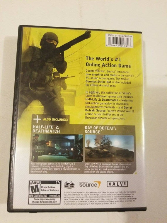 Counter Strike Condition Zero 2 DVD PC GAMING CD Key Jewel Case Sierra Valve