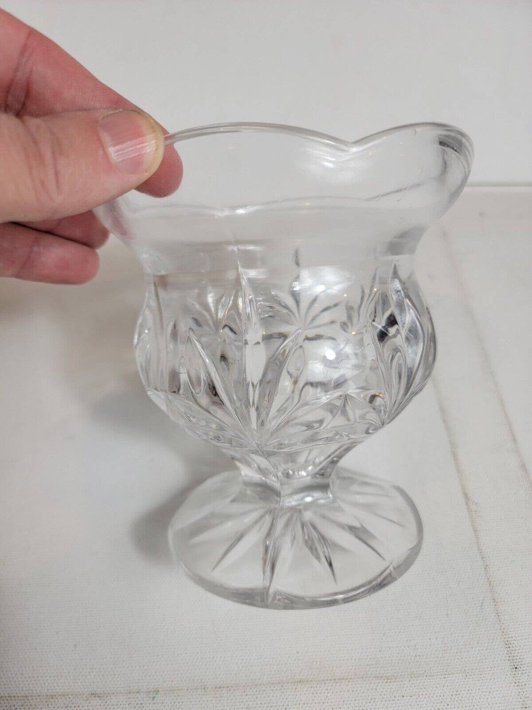 ROYAL LIMITED Tulip 24 Lead Crystal Pedestal Vase Stemmed Etsy
