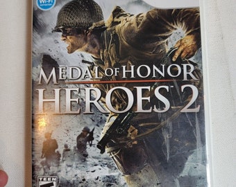 Medal of Honor: Heroes 2 Nintendo Wii Complete CIB Video Game EA