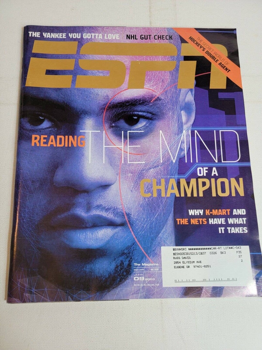 Vintage Sports Magazine ESPN Kmart Kenyon Martin Mind of Champion