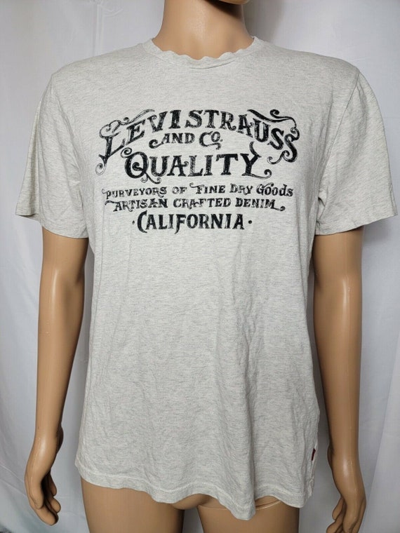 Levi Strauss Spellout Youth Large Tee Shirt Quali… - image 4