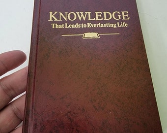 La connaissance qui mène à la vie éternelle 1995 Relié Témoins de Jéhovah