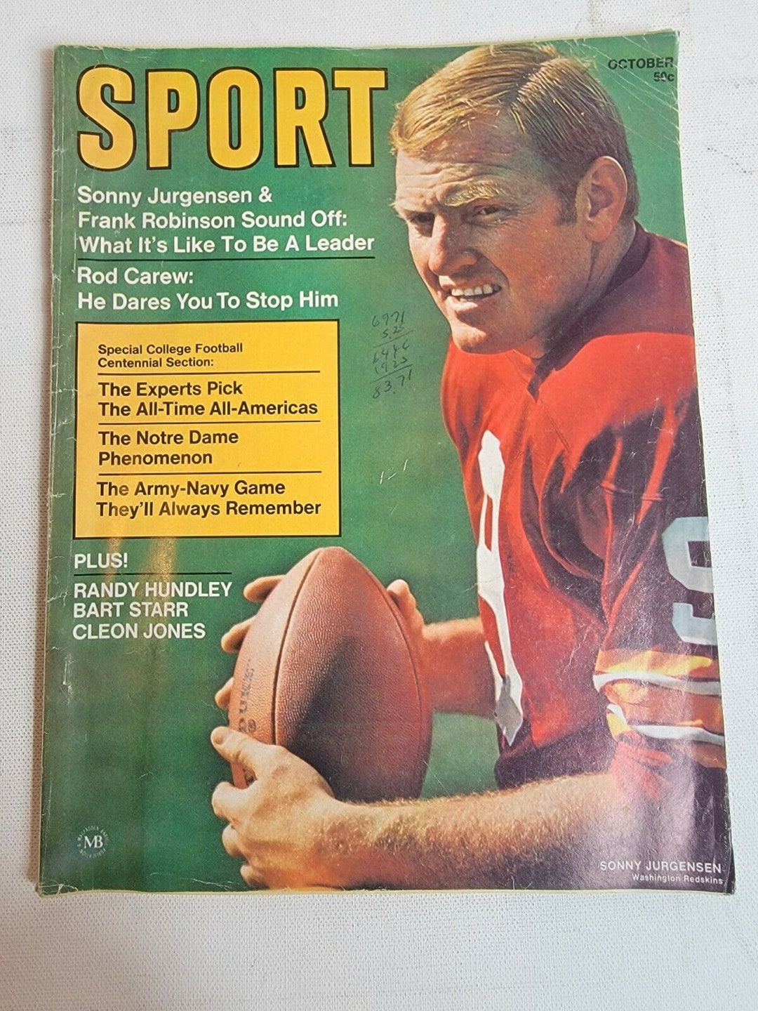 Vintage 1960s Sport Magazine VTG Sonny Jorgensen Bart Starr - Etsy