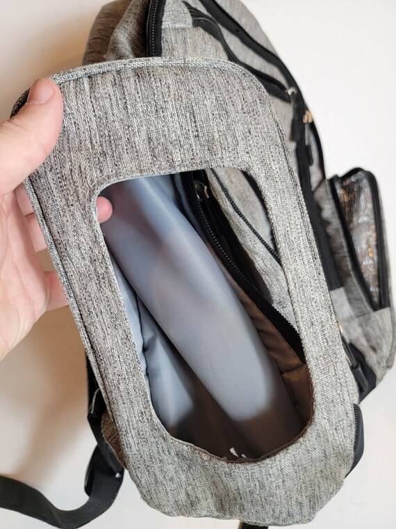 Eddie Bauer First Adventure Backpack Gray Multi Pocke… Gem