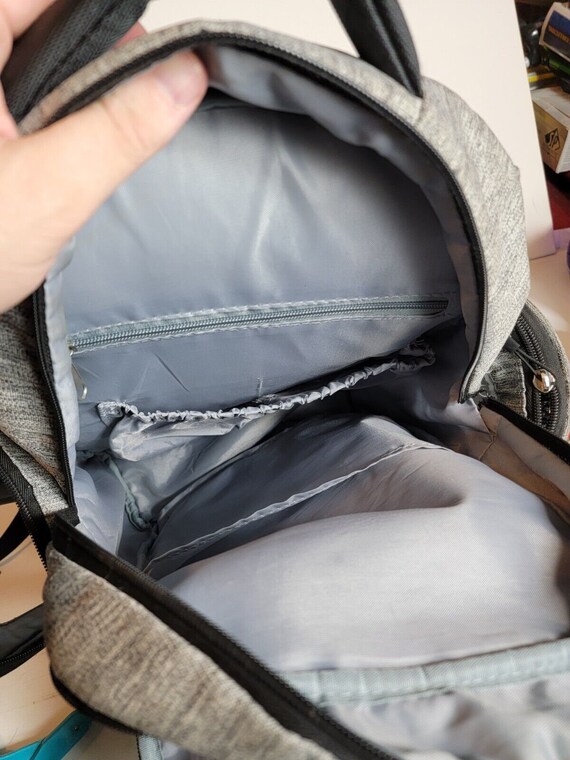 Eddie Bauer First Adventure Backpack Gray Multi Pocke… Gem