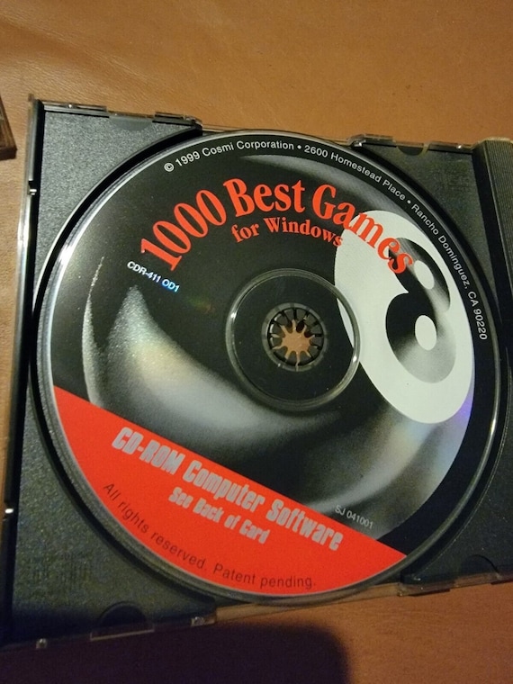 1000 Best Games for Windows (PC, 1999) CD-ROM Game