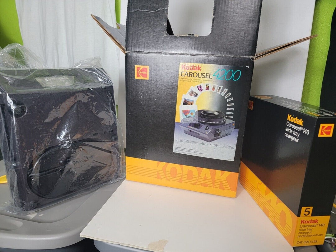 Kodak Carousel 4200 Slide Projector Lens Slide Tray Manual Etsy