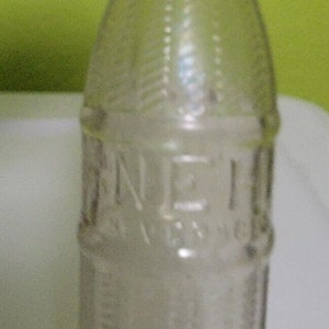 Rare Vintage Antique Soda Pop Glass Bottle NEHI Bevrages Clear