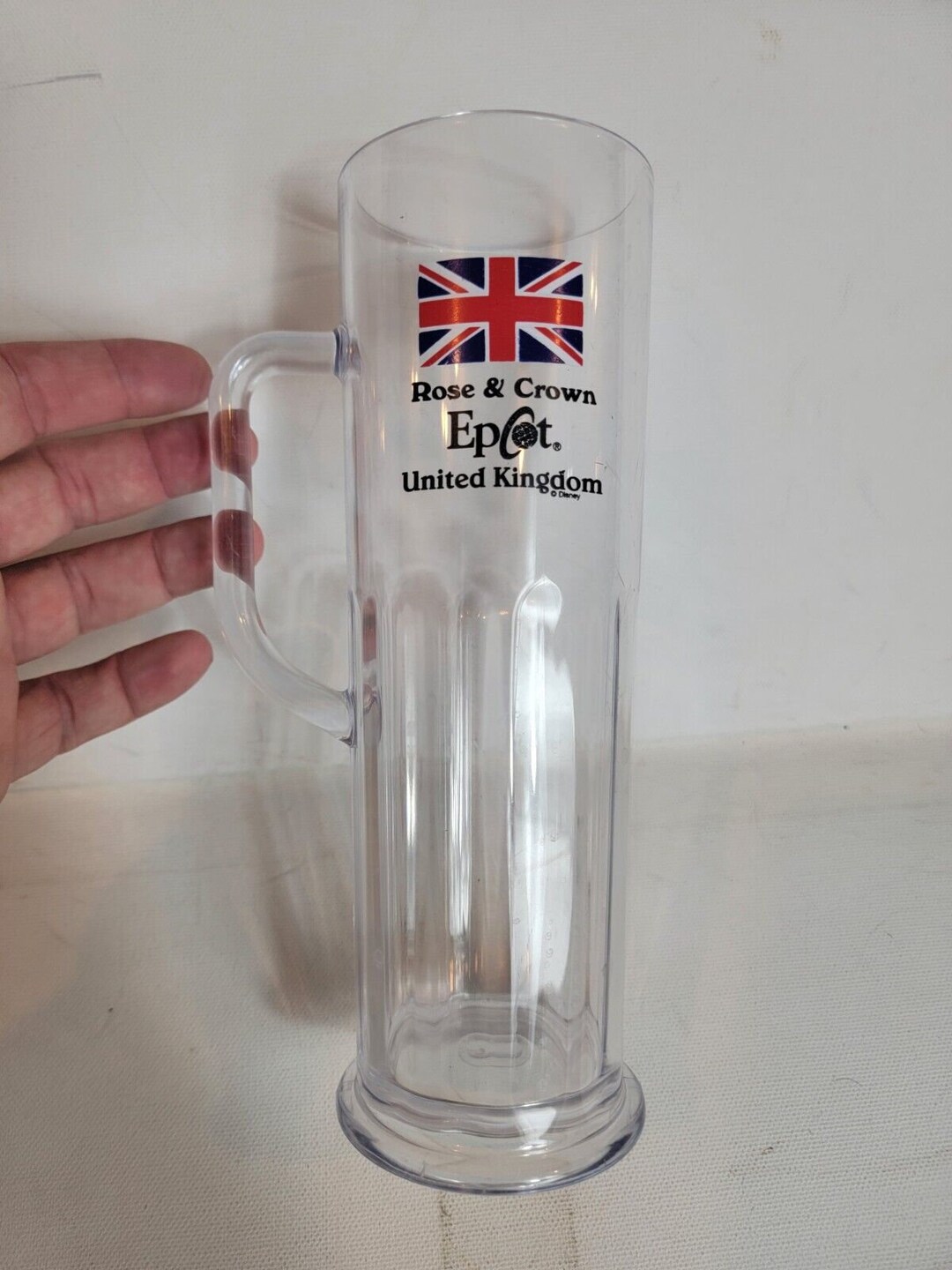Disney World Epcot Rose & Crown Restaurant Plastic Beer Stein Mug
