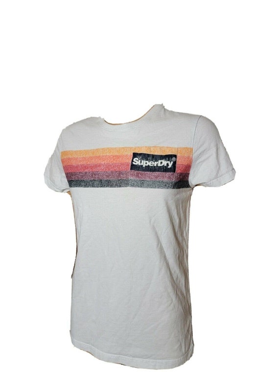 Superdry M10001TQ QG6 Orange Label Baseball Tee T Shirt Optic Sonic Blast Blue Superdry M10001TQ QG6 Orange Label Baseball Tee T Shirt Optic Sonic Blast Blue