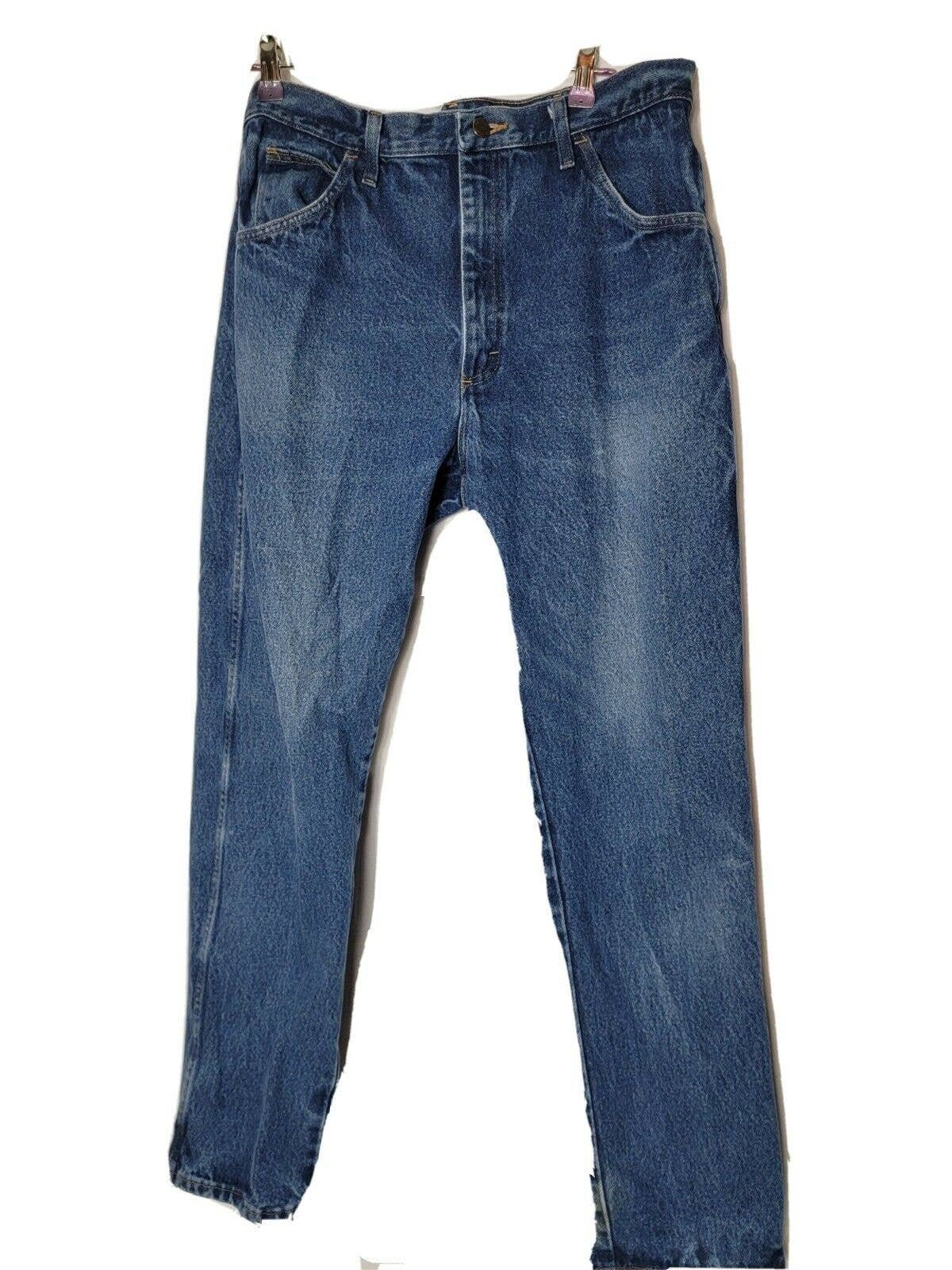 Rustler Mens Jeans 36 X 32 Blue Pants 