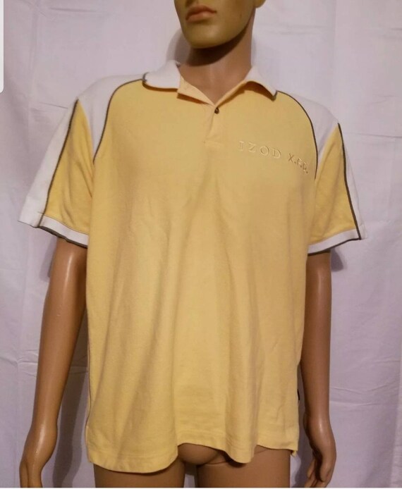 mens yellow golf shirt
