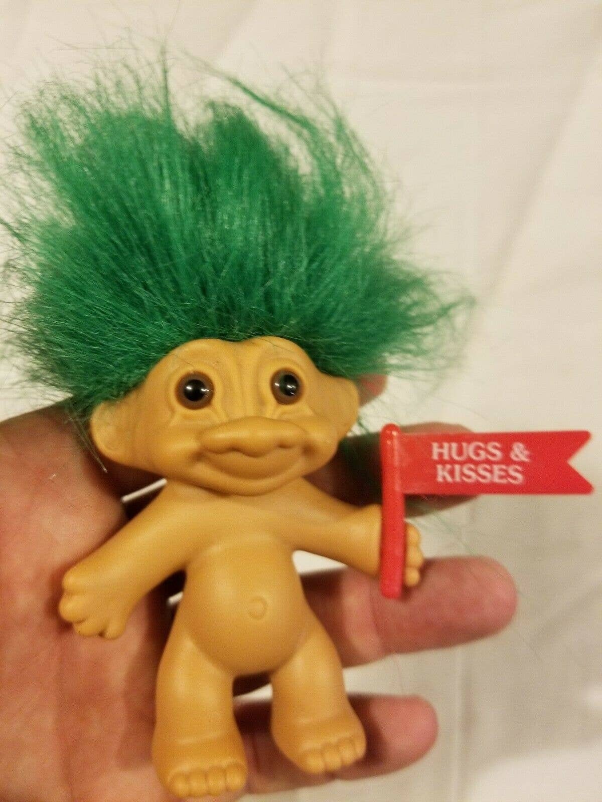 troll green hair